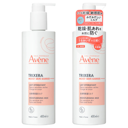 Trixera Moist Skin Barrier Milk, 400ml (Large), Airy Floral Scent