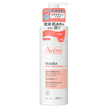 Trixera Moist Skin Barrier Milk, 400ml (Large), Airy Floral Scent