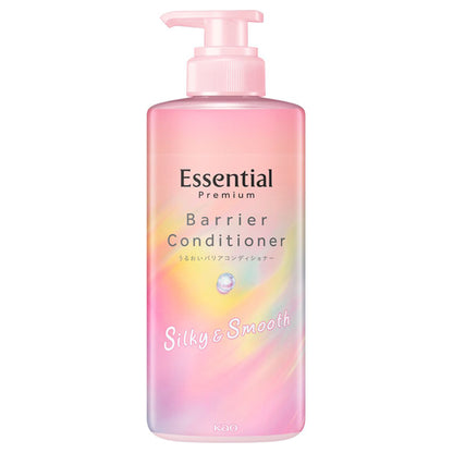Essential Premium Moisture Barrier Conditioner Silky & Smooth Pump (White Peach & Musk), 450ml