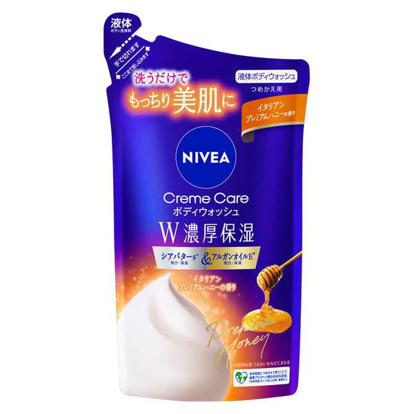 NIVEA Cream Care Body Wash Double Rich Moisture Refill, 340ml (Italian Premium Honey)