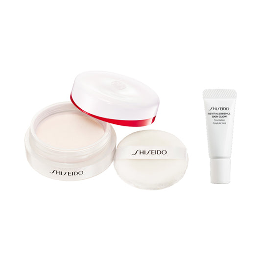 SHISEIDO Essence Skin Setting Powder Kit Hydrating GLOW (01)