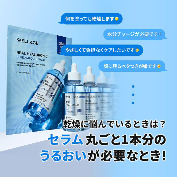 REAL HYALURONIC BLUE MUSCLE AMBULLET 1P, 27ml×1pc