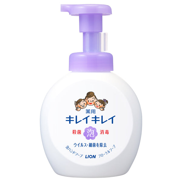Medicated foam hand soap, bottle, 500ml, floral soap scent