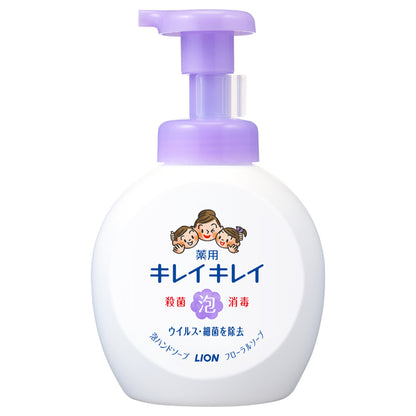 Medicated foam hand soap, bottle, 500ml, floral soap scent