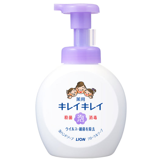 Medicated foam hand soap, bottle, 500ml, floral soap scent