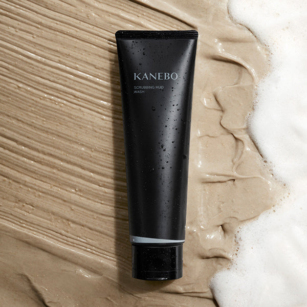 KANEBO Scrubbing Mud Wash Set, 130g (Fruity Floral)