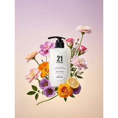 PHARMA 21 Beauty Skin Fragrance Body Wash (Floral), 450ml