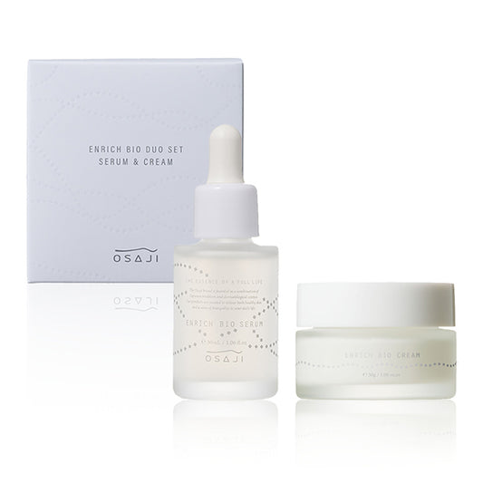 OSAJI Enrich Bio Duo Set Serum & Cream, 30ml, 30g
