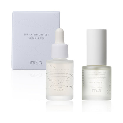 OSAJI Enrich Bio Duo Set (Serum & Oil), 30ml x 2