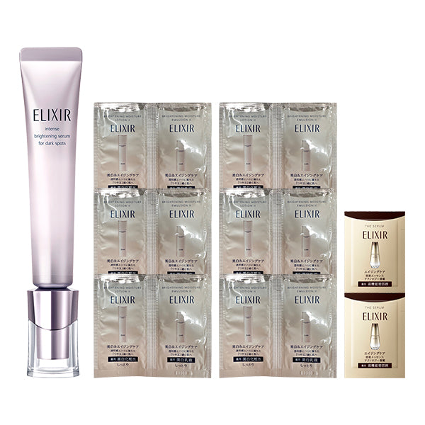 ELIXIR Medicated Whitening Serum Limited Set, 22g (Aqua Floral)