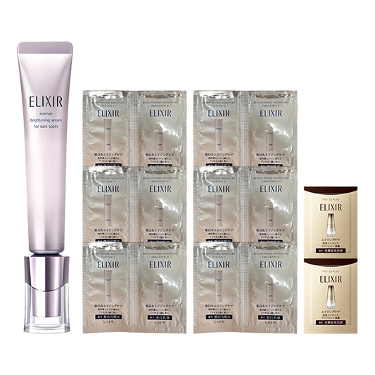 ELIXIR Medicated Whitening Serum Limited Set, 22g (Aqua Floral)