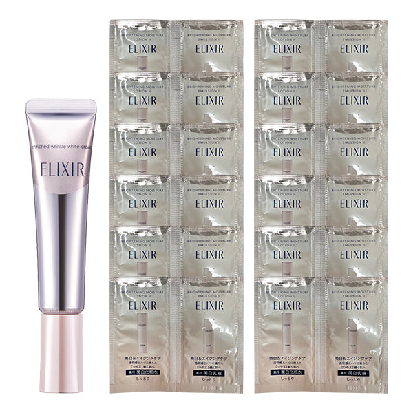 ELIXIR Wrinkle Improvement & Whitening Wrinkle Cream Limited Set, 15g