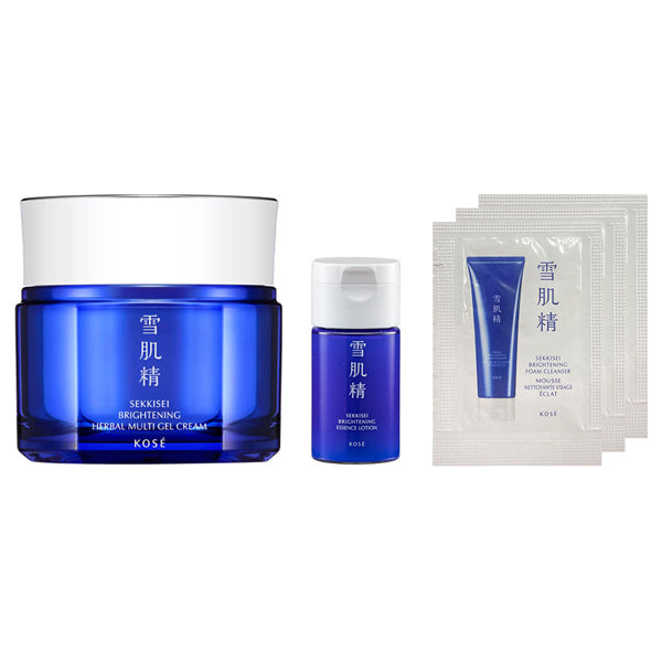 Sekkisei Medicated Sekkisei Brightening Multi Gel Trial Set, 80g