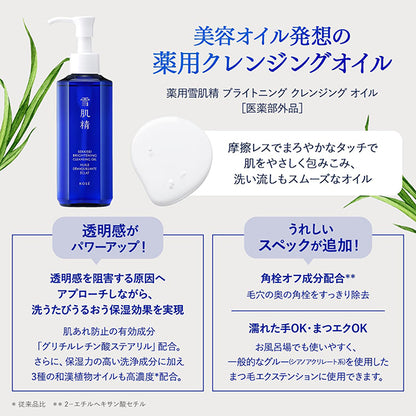 Sekkisei Medicated Sekkisei Brightening Essence Lotion (350ml) Trial Set, 350ml