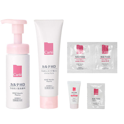 Carte Moisture Cleansing Oil Gel + Moisture Washing Foam Trial Set, 130g