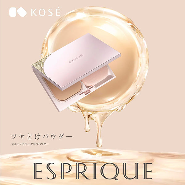 ESPRIQUE Melty Serum Glow Powder Refill + Foundation Case Trial Set (OC-410 Ochre)