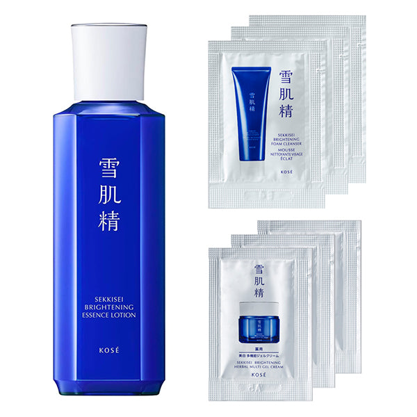 Sekkisei Medicated Sekkisei Brightening Essence Lotion Trial Set, 200ml