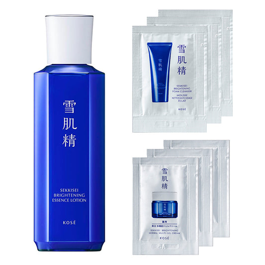 Sekkisei Medicated Sekkisei Brightening Essence Lotion Trial Set, 200ml