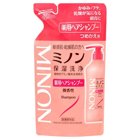 MINON Medicated Hair Shampoo Refill, 380ml