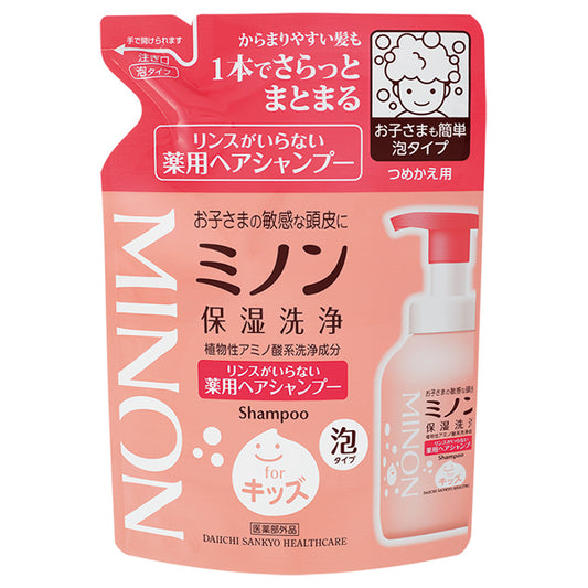 MINON Medicated No-Rinse Hair Shampoo Refill, 320ml