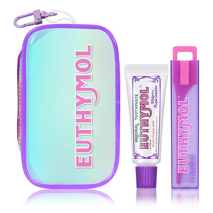EUTHYMOL White Purple Travel Set