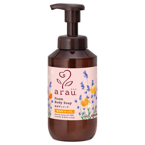 arau. Foaming Body Soap, 480ml (Lavender & Bitter Orange)