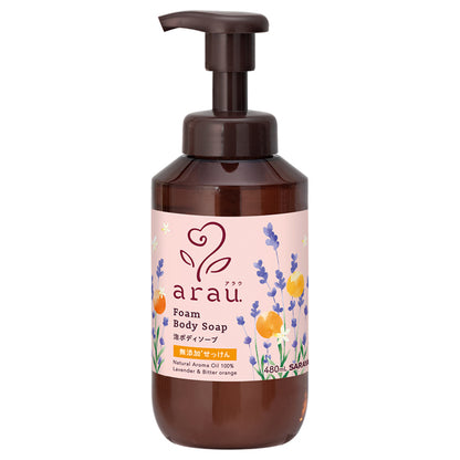 arau. Foaming Body Soap, 480ml (Lavender & Bitter Orange)