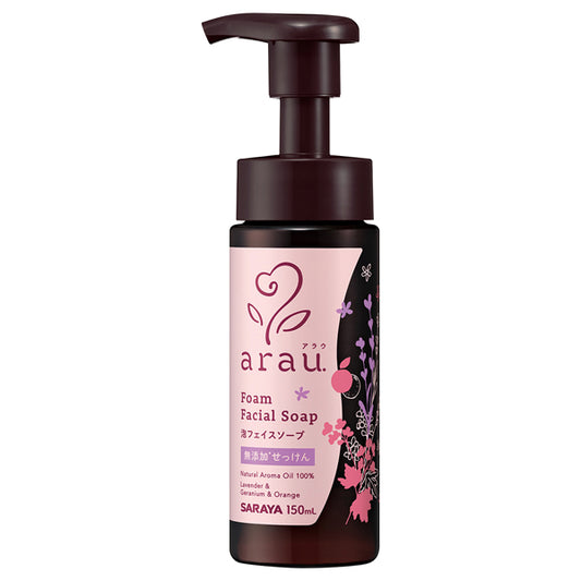Foaming face soap, 150ml, Cleanses pores,  rinses easily,  and leaves skin feeling smooth, Lavender & Geranium & Orange & Lime