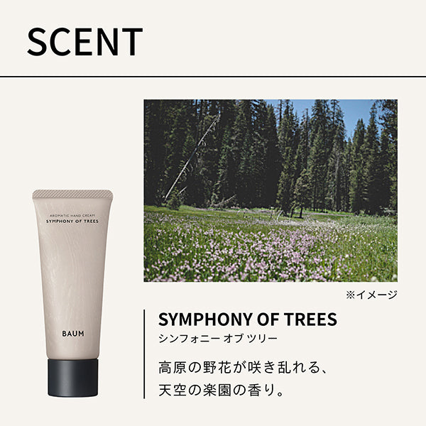BAUM Aromatic Hand Cream n (Symphony of Trees) Limited Set, 75g
