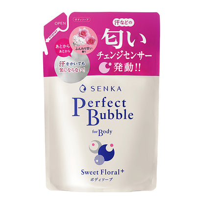 SENKA Perfect Bubble for Body f, Refill, 350ml, Sweet Floral