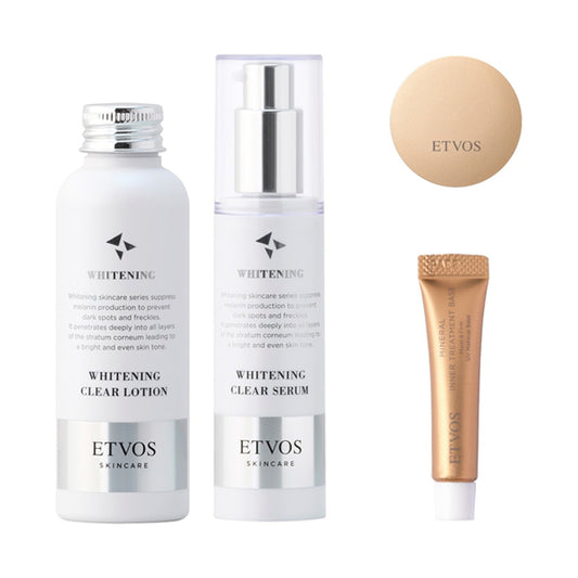 ETVOS Whitening Clear Line Mini Base & Powder Set, 120ml