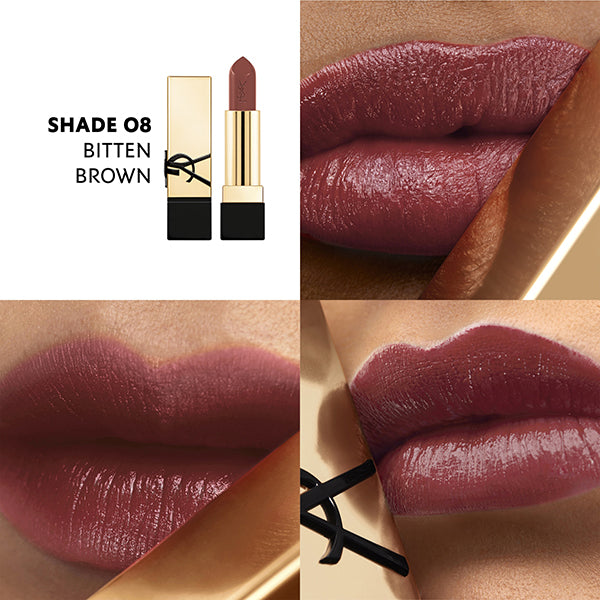 Rouge Pur Couture, O8 Bitten Brown, 3.8g