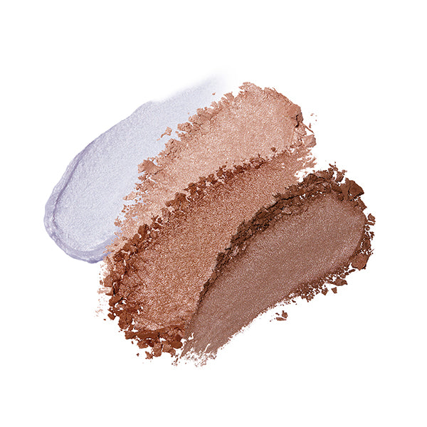 Eye Fleur Palette, Yellow Base, 6g (Cream Base 1.2g,  Powder Shadow 1.6g x 3), Gently adheres to dry eye areas