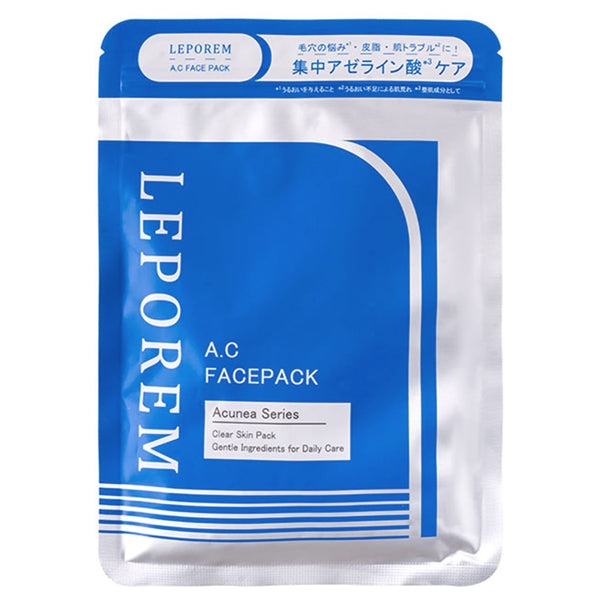 LEPOREM A.C Face Pack, 7 sheets