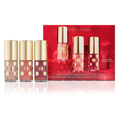 Estee Lauder Limited Edition Lip Oil Trio Set, 4.5ml×3