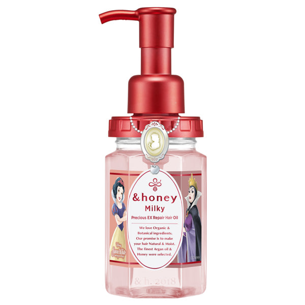 Milky Precious EX Repair Hair Oil, Main Unit (Snow White, Queen), 100ml, White Apple Honey Scent