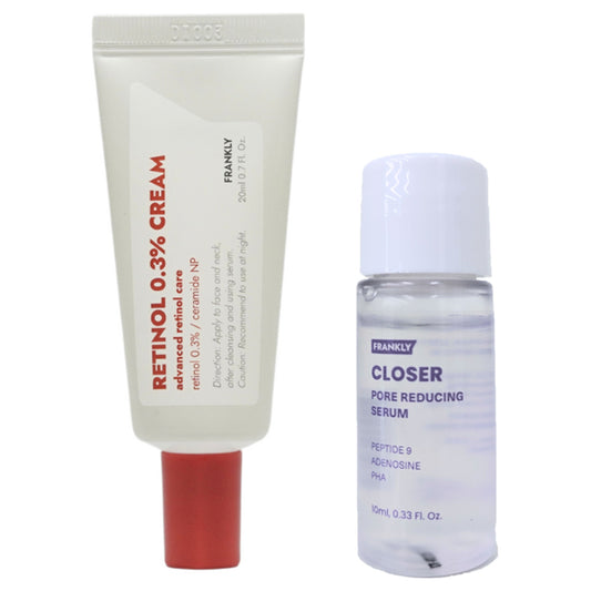 FRANKLY Retinol 0.3 Cream Set with Closer Serum, 20ml