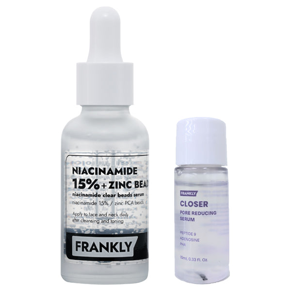 FRANKLY Niacin Zinc Beads Serum Set with Closer Serum, 30ml