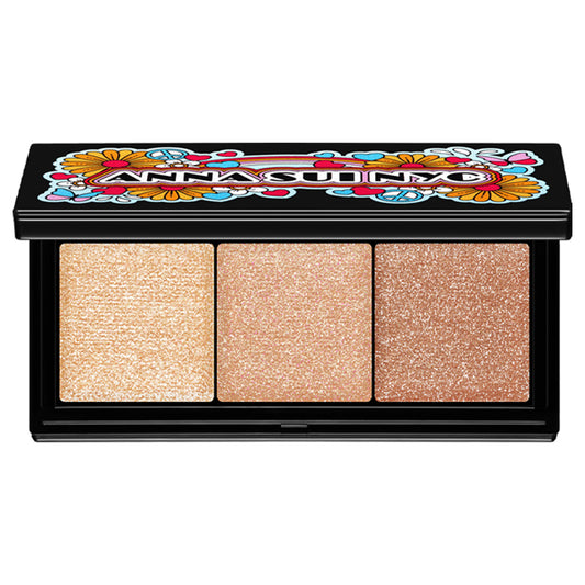3 Color Palettes, 01: Cheerful Beige Nagokigen Palette, 7.6g