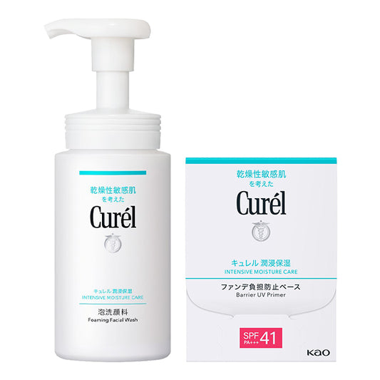 Curel Intensive Moisture Care Foaming Face Wash Set, 150ml