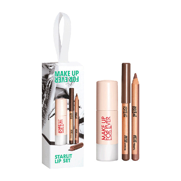 Make Up For Ever Starlit Lip Set, 0.7g + 0.7g + 9ml