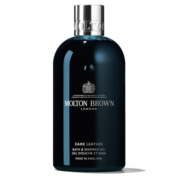 Dark Leather Bath & Shower Gel, 300ml