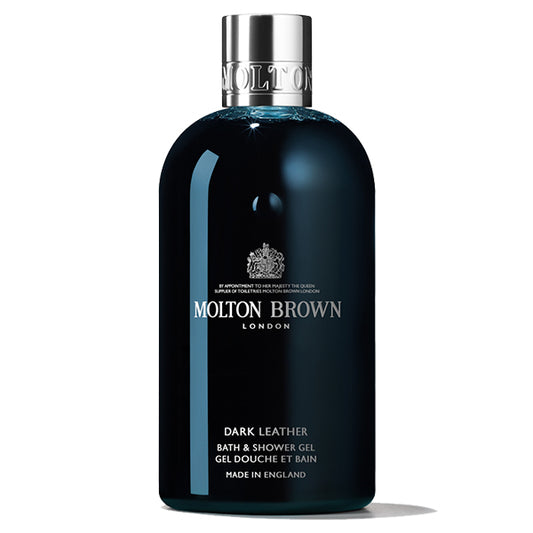 Dark Leather Bath & Shower Gel, 300ml