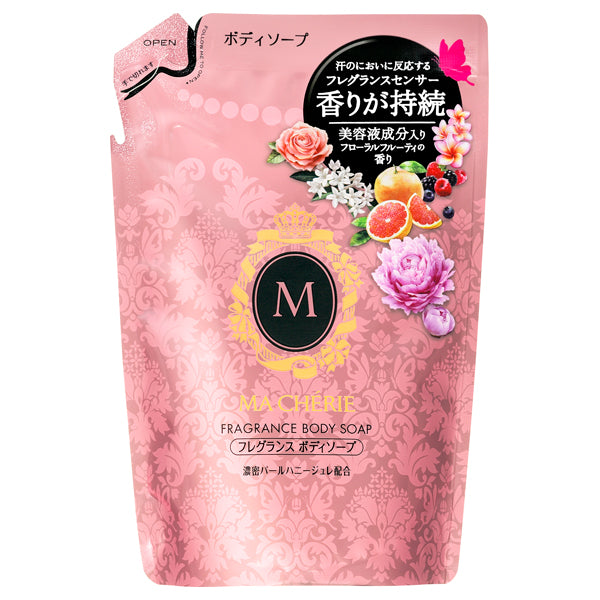 MA CHERIE Fragrance Body Soap f, Refill, 350ml