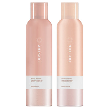 OHIKARI Bubble Cleansing Set, 150g (Classy Jasmine & Swanky Peony)