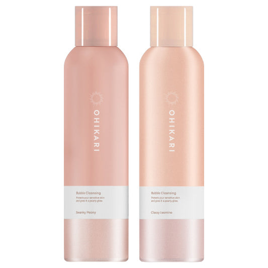 OHIKARI Bubble Cleansing Set, 150g (Classy Jasmine & Swanky Peony)