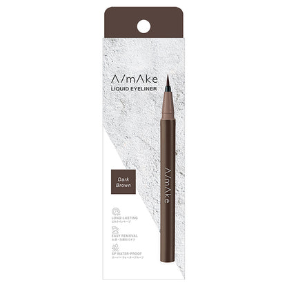 msh A,mAke Matte Liquid Eyeliner R, Dark Brown, 0.5ml