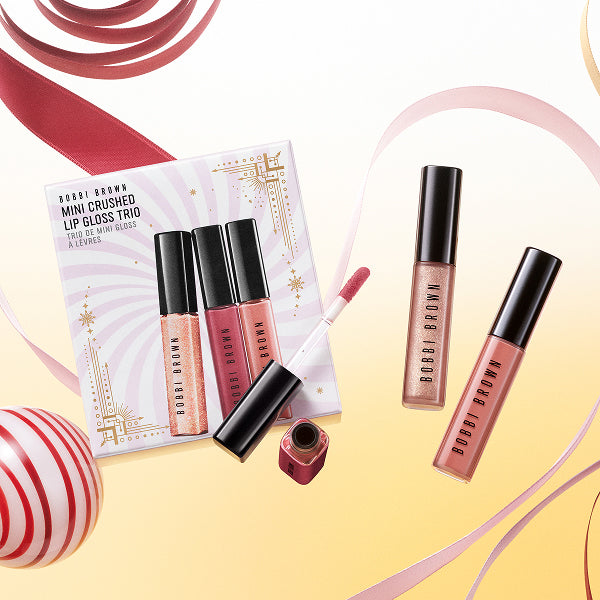 BOBBI BROWN Mini Crushed Oil Infused Gloss Trio, 4ml x 3
