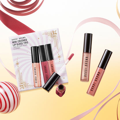 BOBBI BROWN Mini Crushed Oil Infused Gloss Trio, 4ml x 3