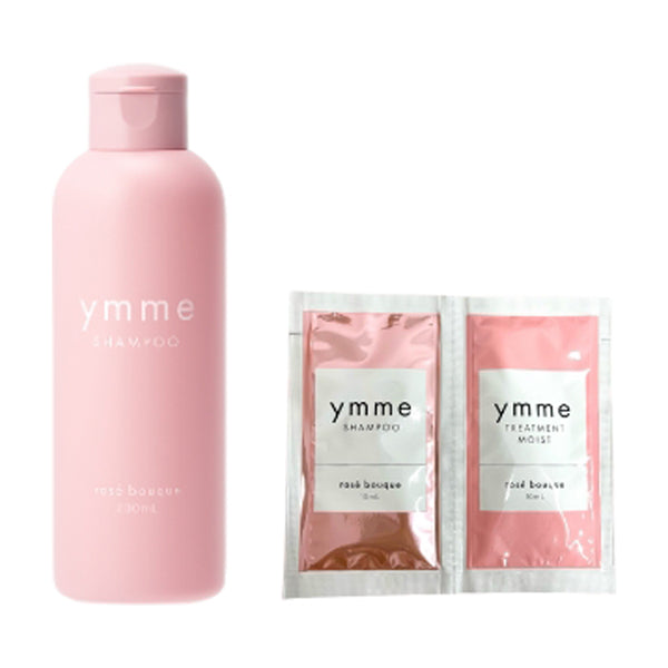 ymme Shampoo Bonus Mini Set, 200ml (Rose Bouquet)